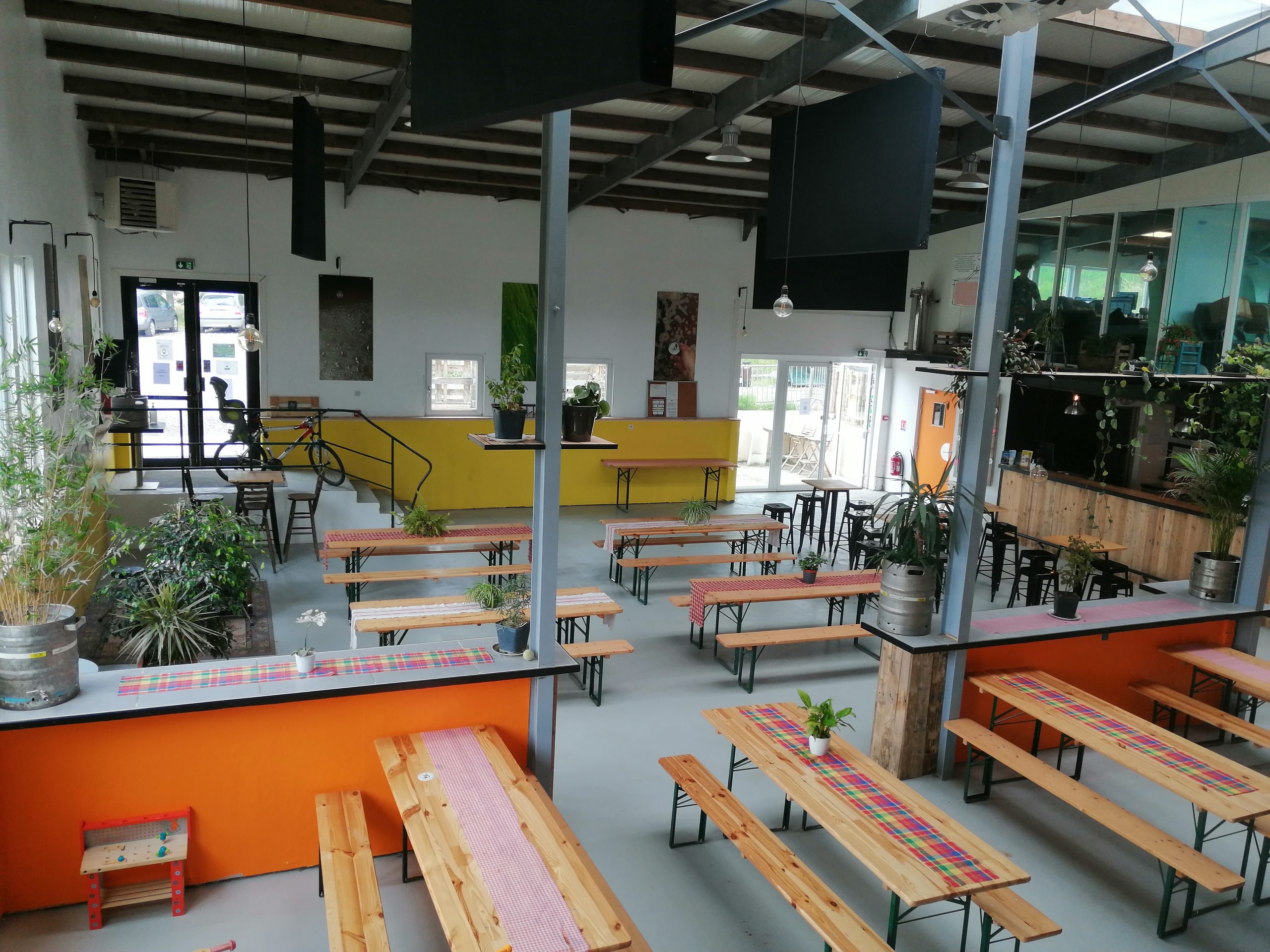 Brasserie de Marcoussis vue depuis la mezzanine
